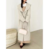 【久間田琳加コラボ】ビッグカラーコクーンコート | dazzlin | 詳細画像19 