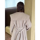 【久間田琳加コラボ】ビッグカラーコクーンコート | dazzlin | 詳細画像34 