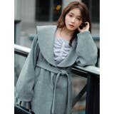 【久間田琳加コラボ】ビッグカラーコクーンコート | dazzlin | 詳細画像4 