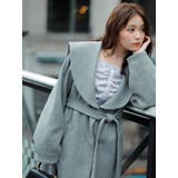 【久間田琳加コラボ】ビッグカラーコクーンコート | dazzlin | 詳細画像5 