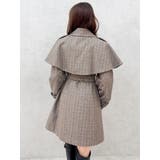 2WAYケープミニトレンチコート | dazzlin | 詳細画像2