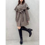 2WAYケープミニトレンチコート | dazzlin | 詳細画像23