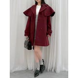 レッド | 2WAYケープミニトレンチコート | dazzlin