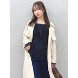 バックプリーツトレンチコート | dazzlin | 詳細画像14