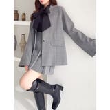 グレー | シングルテーラードジャケット | dazzlin