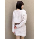 【セット対応】ヘアリーニットジャケット | dazzlin | 詳細画像16