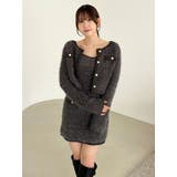 【セット対応】ヘアリーニットジャケット | dazzlin | 詳細画像28