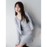 【セット対応】ヘアリーニットジャケット | dazzlin | 詳細画像3