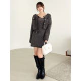 【セット対応】ヘアリーニットジャケット | dazzlin | 詳細画像32