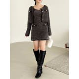 【セット対応】ヘアリーニットジャケット | dazzlin | 詳細画像34