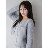 【セット対応】ヘアリーニットジャケット | dazzlin | 詳細画像4