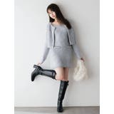 【セット対応】ヘアリーニットジャケット | dazzlin | 詳細画像7