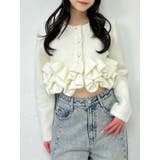 ヘムフリルニットジャケット | dazzlin | 詳細画像10 