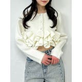 ヘムフリルニットジャケット | dazzlin | 詳細画像11 