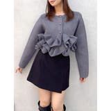 ヘムフリルニットジャケット | dazzlin | 詳細画像13 