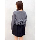 ヘムフリルニットジャケット | dazzlin | 詳細画像15 