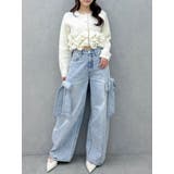 ヘムフリルニットジャケット | dazzlin | 詳細画像25 