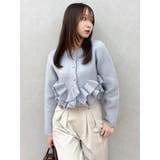 ヘムフリルニットジャケット | dazzlin | 詳細画像30 