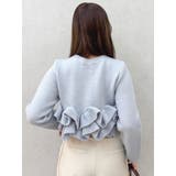 ヘムフリルニットジャケット | dazzlin | 詳細画像32 