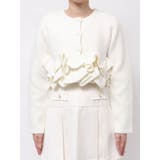 ヘムフリルニットジャケット | dazzlin | 詳細画像38 