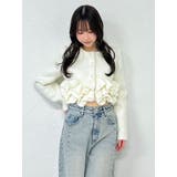 ヘムフリルニットジャケット | dazzlin | 詳細画像9 