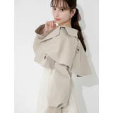 ケープショートトレンチジャケット | dazzlin | 詳細画像3