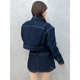 パールデニムショートジャケット | dazzlin | 詳細画像15