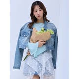 パールデニムショートジャケット | dazzlin | 詳細画像2