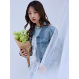 パールデニムショートジャケット | dazzlin | 詳細画像3