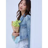 パールデニムショートジャケット | dazzlin | 詳細画像4