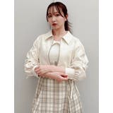 サイドギャザーショートブルゾン | dazzlin | 詳細画像11 