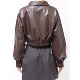 サイドギャザーショートブルゾン | dazzlin | 詳細画像21 