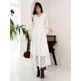 レースガウンワンピース | dazzlin | 詳細画像1 