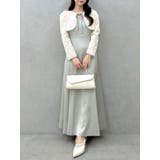 【藤井サチコラボ】ボレロSETサテンキャミドレス | dazzlin | 詳細画像22 