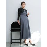 【藤井サチコラボ】ボレロSETサテンキャミドレス | dazzlin | 詳細画像8 