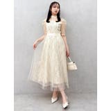 【藤井サチコラボ】チュールレイヤードレースドレス | dazzlin | 詳細画像14 