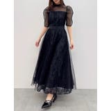 【藤井サチコラボ】チュールレイヤードレースドレス | dazzlin | 詳細画像25 