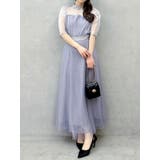 【藤井サチコラボ】チュールレイヤードレースドレス | dazzlin | 詳細画像29 