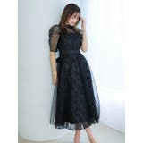 【藤井サチコラボ】チュールレイヤードレースドレス | dazzlin | 詳細画像3 