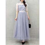 【藤井サチコラボ】チュールレイヤードレースドレス | dazzlin | 詳細画像30 