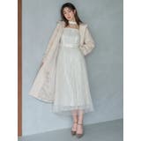 【藤井サチコラボ】チュールレイヤードレースドレス | dazzlin | 詳細画像8 