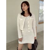 【セット対応】ヘアリーニットミニワンピース | dazzlin | 詳細画像12 