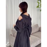 ショルダーリボンシェイプワンピース | dazzlin | 詳細画像18 