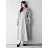 ショルダーリボンシェイプワンピース | dazzlin | 詳細画像3 