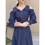 ショルダーリボンシェイプワンピース | dazzlin | 詳細画像36 