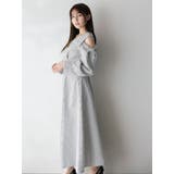 ショルダーリボンシェイプワンピース | dazzlin | 詳細画像4 