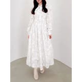 ヘアリーフラワーシフォンワンピース | dazzlin | 詳細画像20 