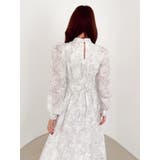 ヘアリーフラワーシフォンワンピース | dazzlin | 詳細画像24 