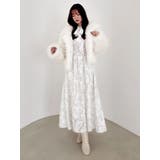 ヘアリーフラワーシフォンワンピース | dazzlin | 詳細画像26 