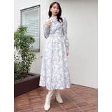 ヘアリーフラワーシフォンワンピース | dazzlin | 詳細画像7 